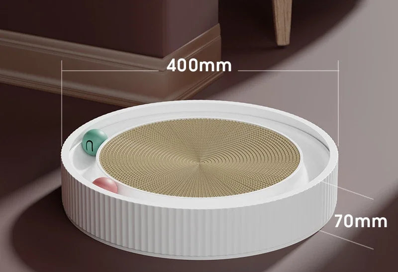 Corrugated Paper Cat Scratch Board Cat Toy with Ball Wear-resistant
