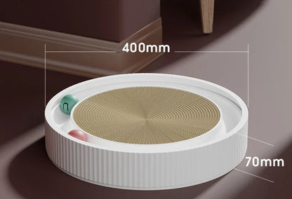 Corrugated Paper Cat Scratch Board Cat Toy with Ball Wear-resistant