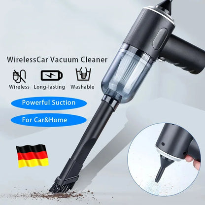 9000Pa Wireless Car Vacuum Cleaner USB Charging