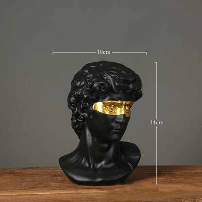 Home Decoration David Head Resin Statues Statues
