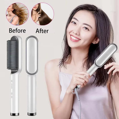 Portable Multi Electric Hair Brushes Hair Straightening