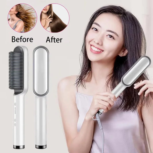 Portable Multi Electric Hair Brushes Hair Straightening