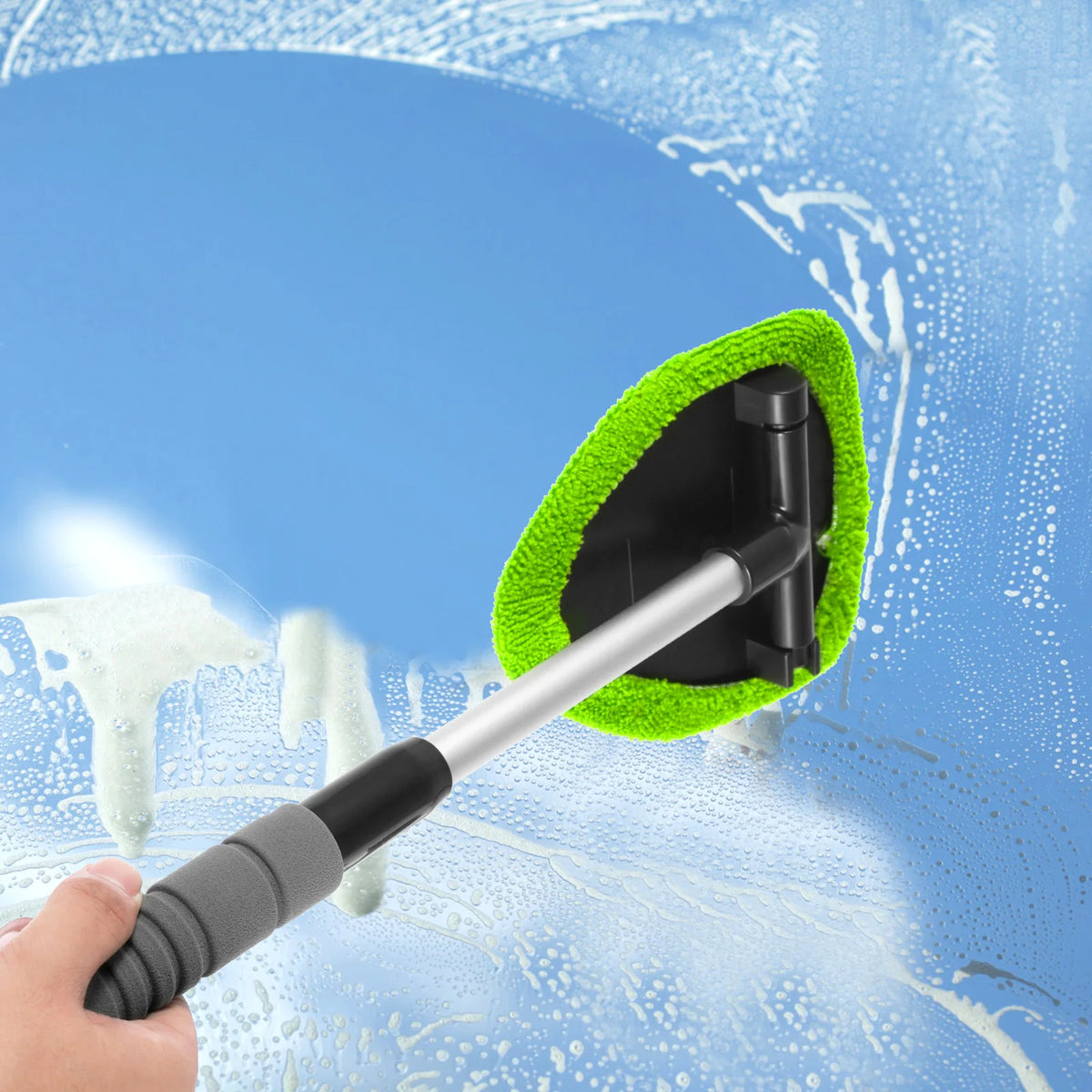 Car Windshield Cleaner Brush with 180°Rotating Cleaning Head