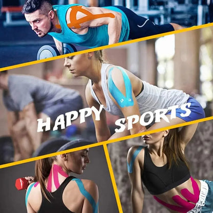 Sports Waterproof Kinesiology Tape Stickers Athletic Bandage