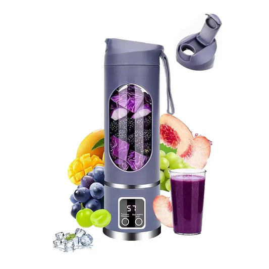 10 Blades Portable Fruit Juicer 450ml Capacity 3 Gears