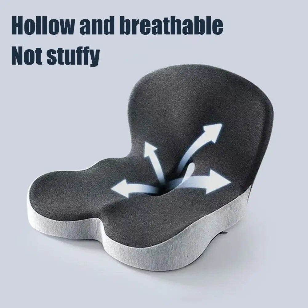 Memory Foam Car Seat Cushion Lumbar Support Ergonomic