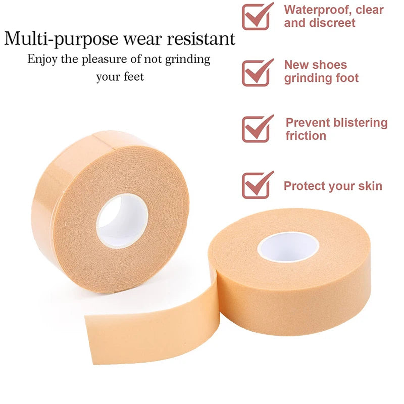 Pexmen 1/2Pcs 2.5X450cm Moleskin Tape Adhesive Pad Blister