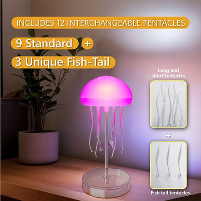 Move UP and Down Jellyfish Table Lamp Color Changing LED