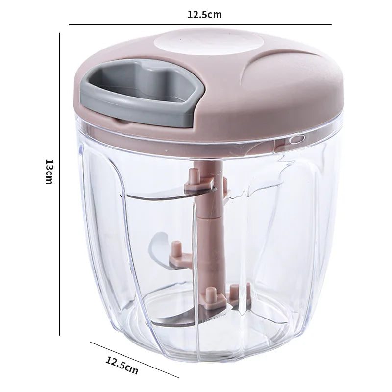 Manual Garlic Mincer Pull Type Garlic Press Maker