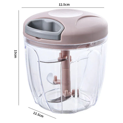 Manual Garlic Mincer Pull Type Garlic Press Maker