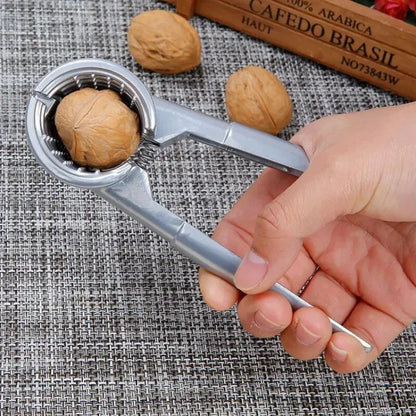 1pc Silvery Metal Multi Functional Walnut Clip Nut Shelling