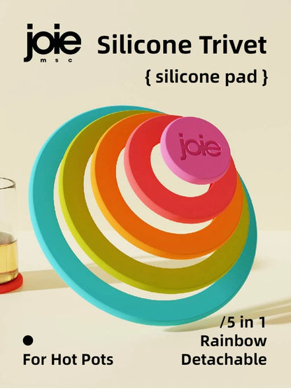 Joie Silicone Trivet For Hot Pots and Pans Heat Insulation