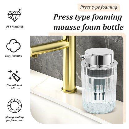 Foam Soap Dispenser 300ml Clear Refillable Foaming
