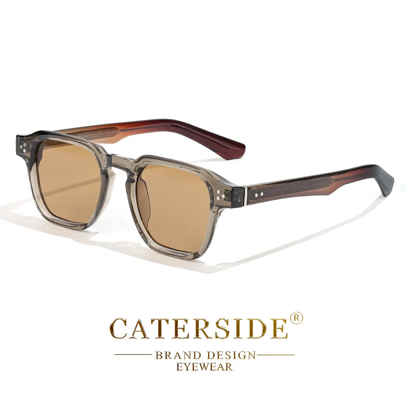 Square Fashion Sunglasses Men Core Insert Temple