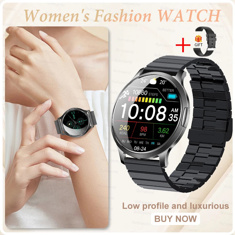 New Smart Watch For Women Gift 1.32 Inch Full Touch Screen