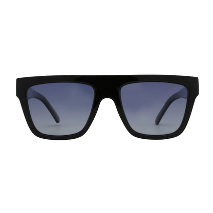 Retro Square Polarized Sunglasses Women Men Acetate