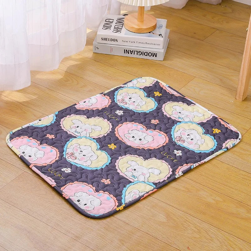 Summer Mat Pet Cooling Ice Blanket Mat Skin Friendly