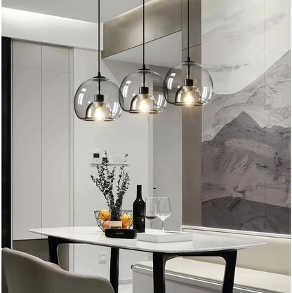 Modern Retro Glass Dining Room Bedroom Living Room