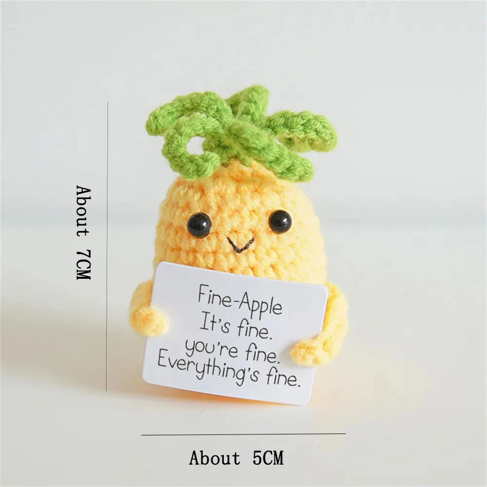 Positive Energy Potato Doll Home Decoration Mini Plush Knitting Wool