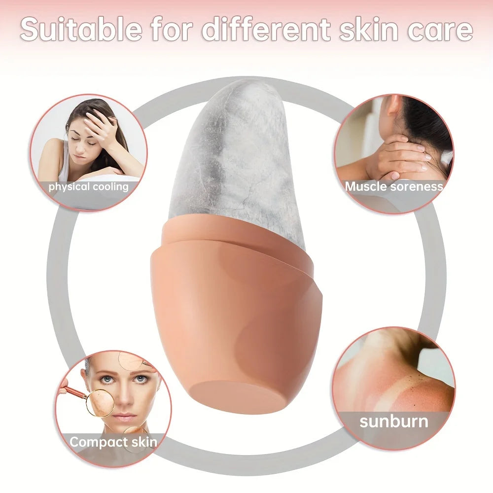 Silicone Facial Ice Roller Mold Reusable Ice Cube Tray