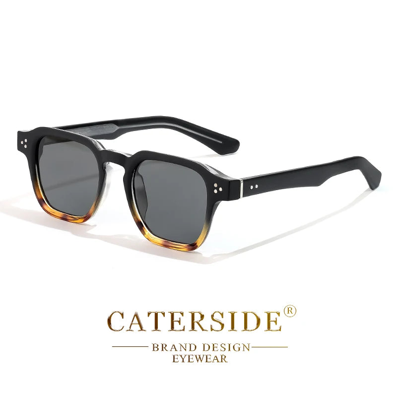 Square Fashion Sunglasses Men Core Insert Temple