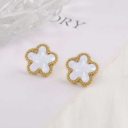Stainless Steel Laser Five Leaf Flower Petal Adjustable Clover
