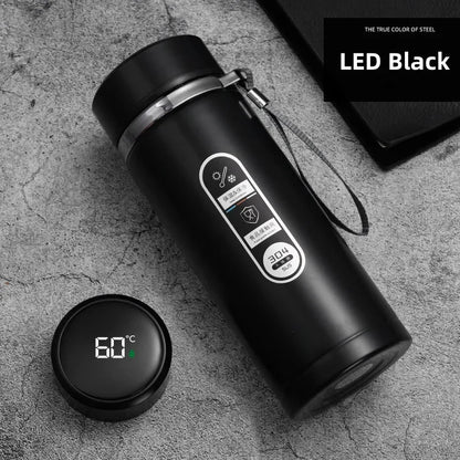 Stainless Steel Thermos Bottle with LED Temperature Bottle