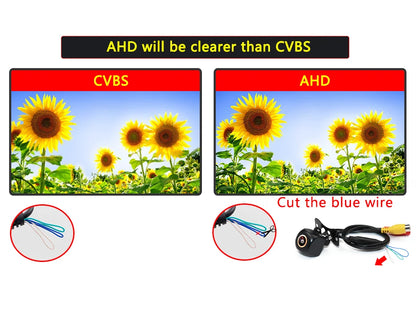 180 Golden Lens AHD 1080P Car Rear View Camera