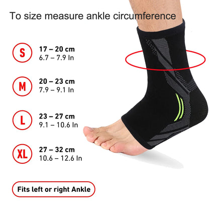 Sports Ankle Brace Compression Sleeves Plantar Fasciitis Sock