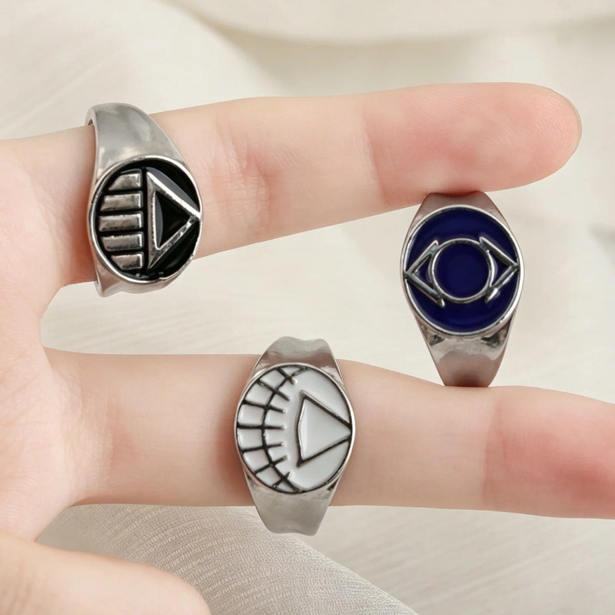 New Fashion Movie ring For Women Men Adjustable Open Cuff