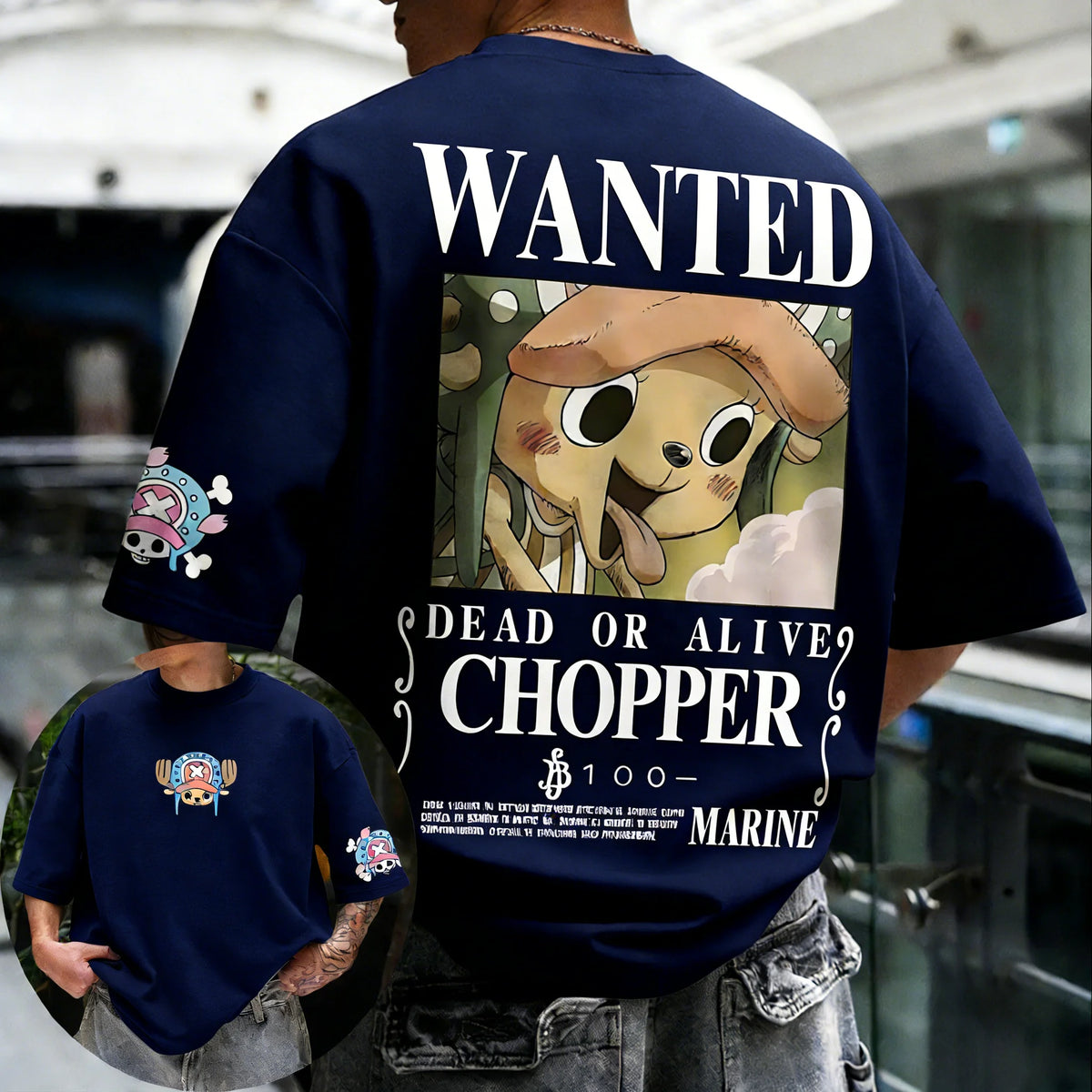 ONE PIECE Anime Chopper Joint Cotton T-shirt Summer