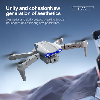 New E88 E99 Drone Remote Control with Screen Dual Camera
