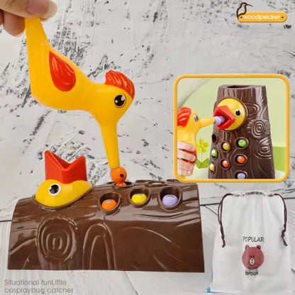 Woodpecker puzzle Toys Catching Insects Small Game