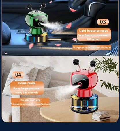 Smart Car Air Freshener AI Rechargeable Car Aroma Diffuser