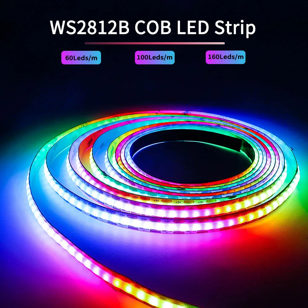 WS2812B COB LED Strip Individually Addressable Smart RGB