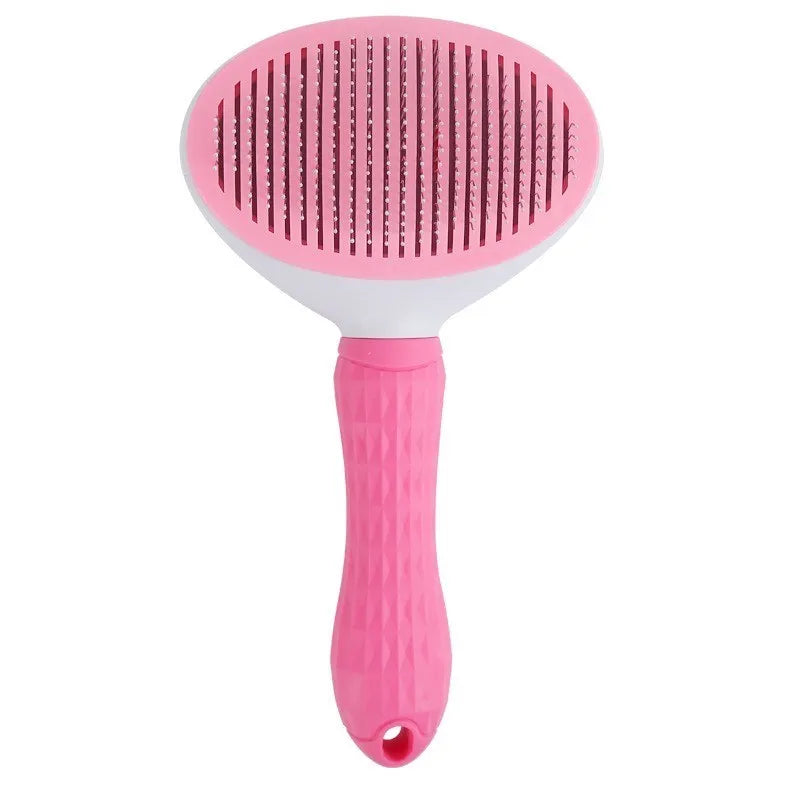 Dog Brush Cat Comb Pet Self Cleaning Hair Remover Brush