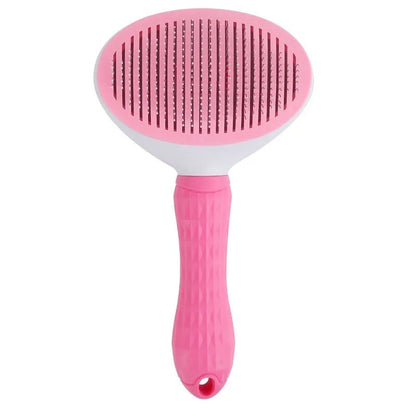 Dog Brush Cat Comb Pet Self Cleaning Hair Remover Brush
