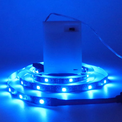 3AA Battery Power RGB Led Strip Light 5V 5050 TV Backlight