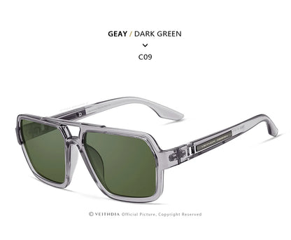 New Arrival Square Sunglasses TR90 Frame Glasses Photochromic