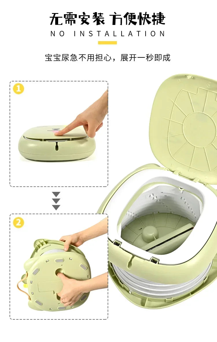 Portable Kid Boy Girl WC Toilet Seat Pot Kids Folding Toilet