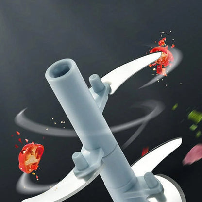 Manual Meat Mincer Garlic Chopper Rotate Garlic Press