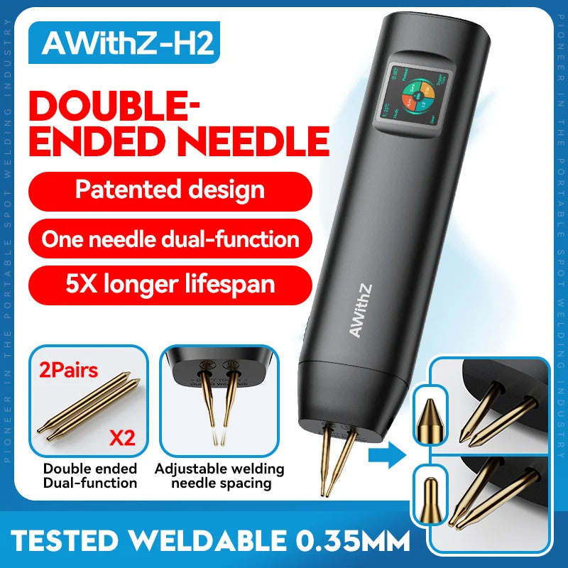 AWithZ 90 Gears Adjustable Spot Welder Portable Handheld