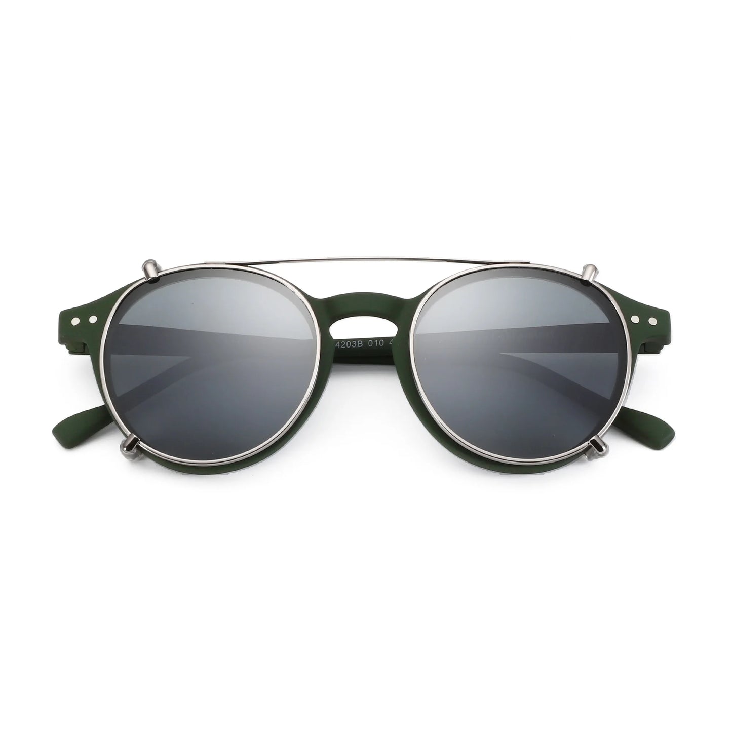 Steampunk Style Clip On Sunglasses for Men Women