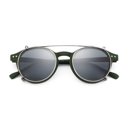 Steampunk Style Clip On Sunglasses for Men Women