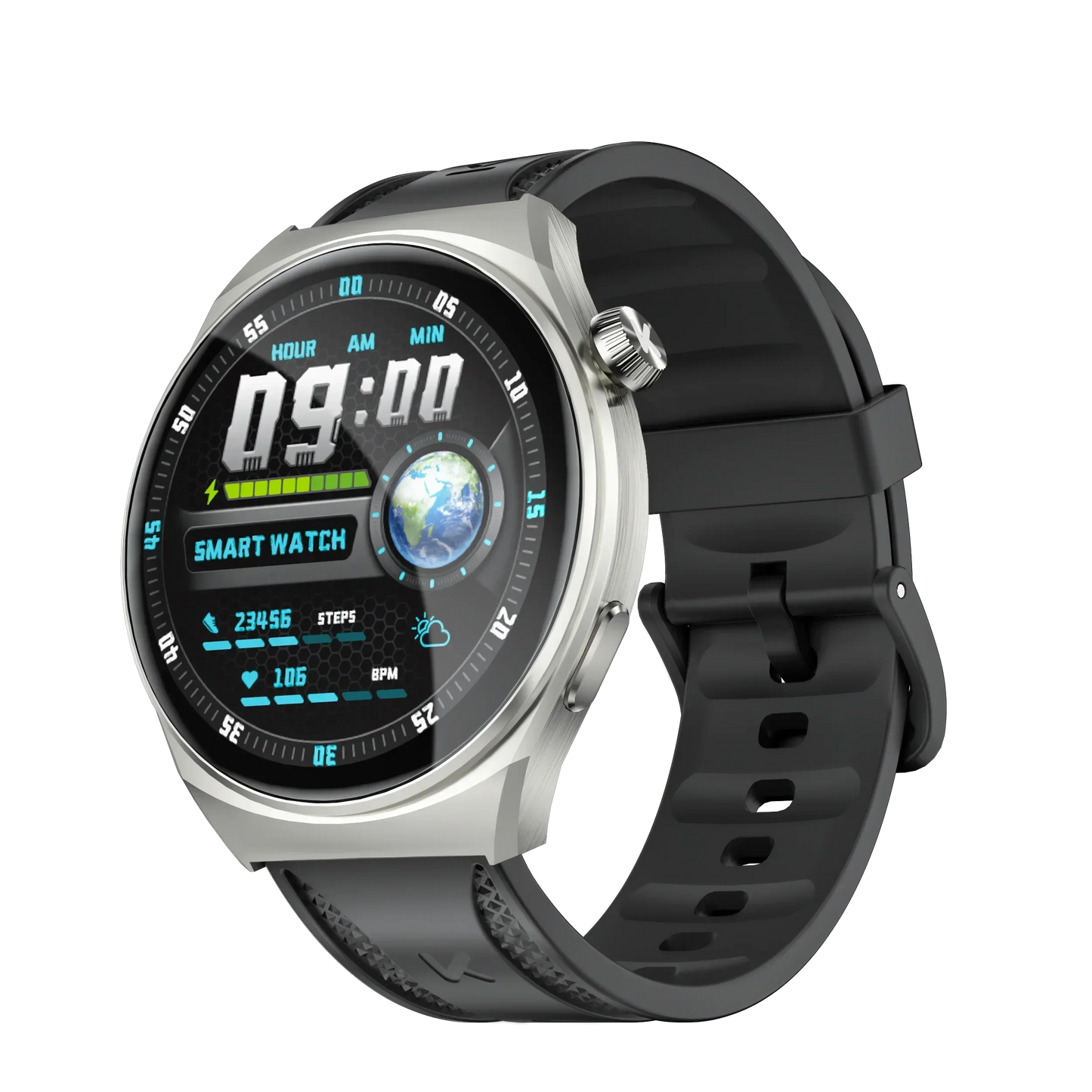 KUMI GW6 Smart Watch 1.43" AMOLED AI ChatGPT Bluetooth