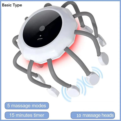 Octopus Claw Eight Claw Massager USB Charging Therapeutic