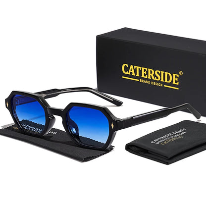Punk Polygonal Men Sunglasses Personalized Design Square