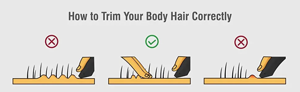 Body Hair Trimmer for Men Electric Groin Hair Trimmer