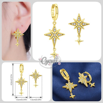 New 925 Sterling Silver 18K Gold Plated Cherry Blossom Butterfly