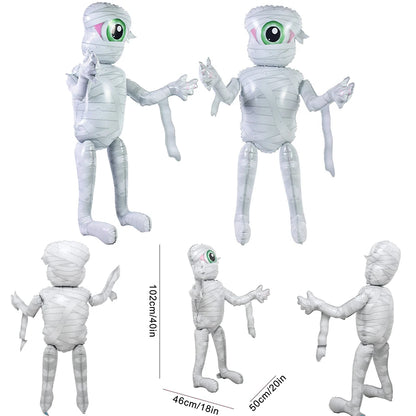 Halloween Decoration Balloons Foil Pumpkin Ghost Dead Tree Witch Mummy Bat Spider Balloon